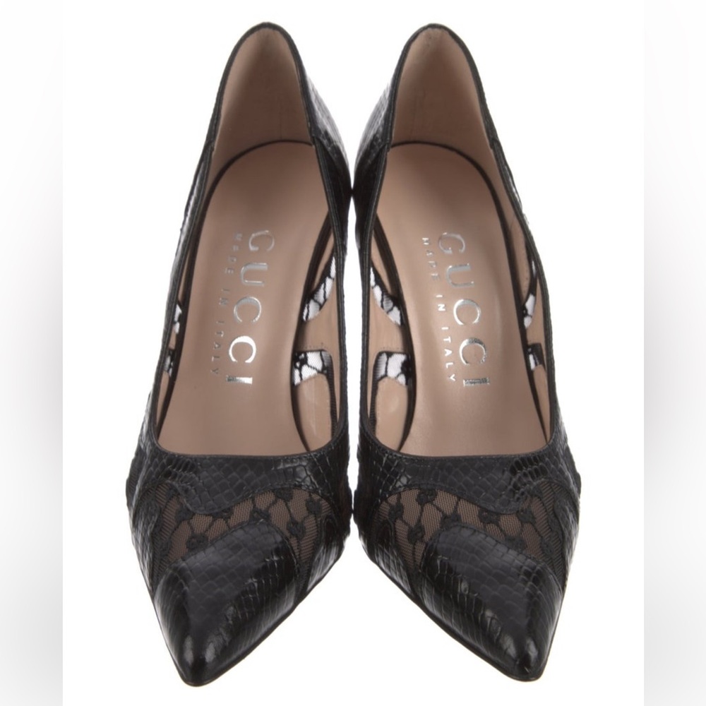 Gucci leather heels - Picture 2 of 5